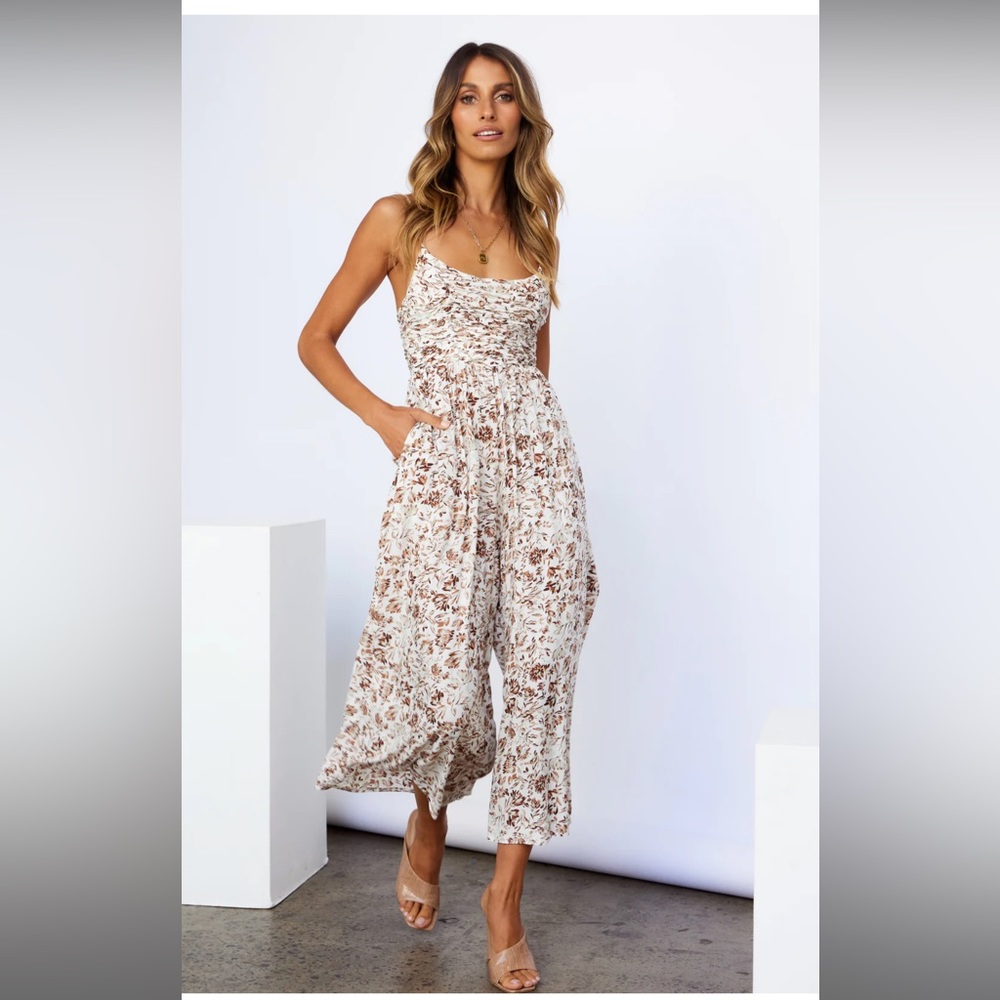 NWT Hello Molly Fiery Summers Jumpsuit